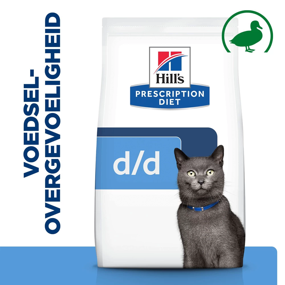 Hill's Hill’s Prescription Diet D/D – Kattenvoer Met Hert En Groene Erwt – 1,5kg 2 Hill's Hill’s Prescription Diet D/D – Kattenvoer Met Hert En Groene Erwt – 1,5kg - Afbeelding 2
