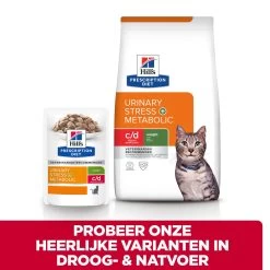 Hill's Hill’s Prescription Diet Metabolic + Urinary Stress – Kattenvoer Met Kip – 12x85g -Huisdierbenodigdheden Winkel 52742038537 5 NL