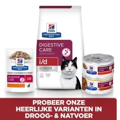 Hill's Hill’s Prescription Diet I/D – Kattenvoer Met Zalm – Maaltijdzakjes 12x85g -Huisdierbenodigdheden Winkel 52742040257 5 NL