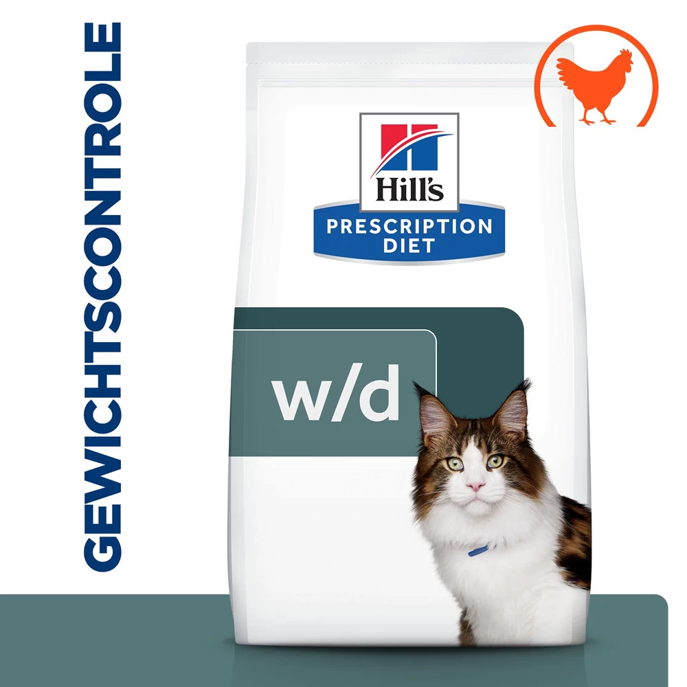 Hill's Prescription Diet W/d Multi-benefit Kattenvoer Met Kip 3kg 2 Hill's Prescription Diet W/d Multi-benefit Kattenvoer Met Kip 3kg - Afbeelding 2