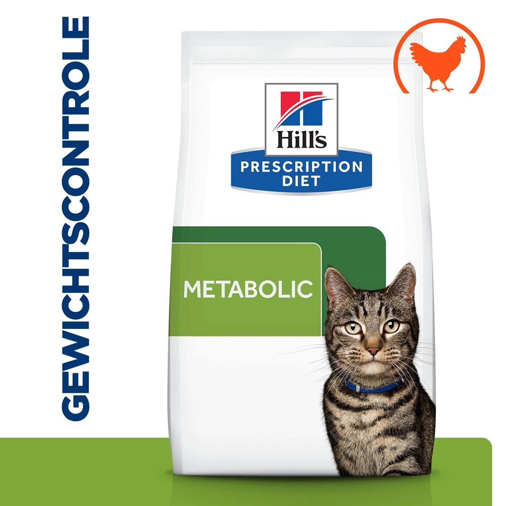 Hill's Hill’s Prescription Diet Metabolic – Kattenvoer Met Kip – 1,5kg 2 Hill's Hill’s Prescription Diet Metabolic – Kattenvoer Met Kip – 1,5kg - Afbeelding 2