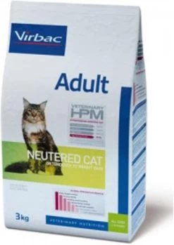 Virbac Veterinary Hpm Adult Neutered - Kattenvoer - 3kg