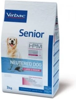 Virbac Veterinary Hpm Senior Neutered Large & Medium - Hondenvoer - 12kg