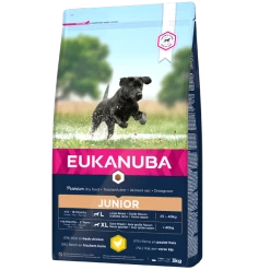 Eukanuba Junior Large Breeds - Hondenvoer Met Kip - 15kg