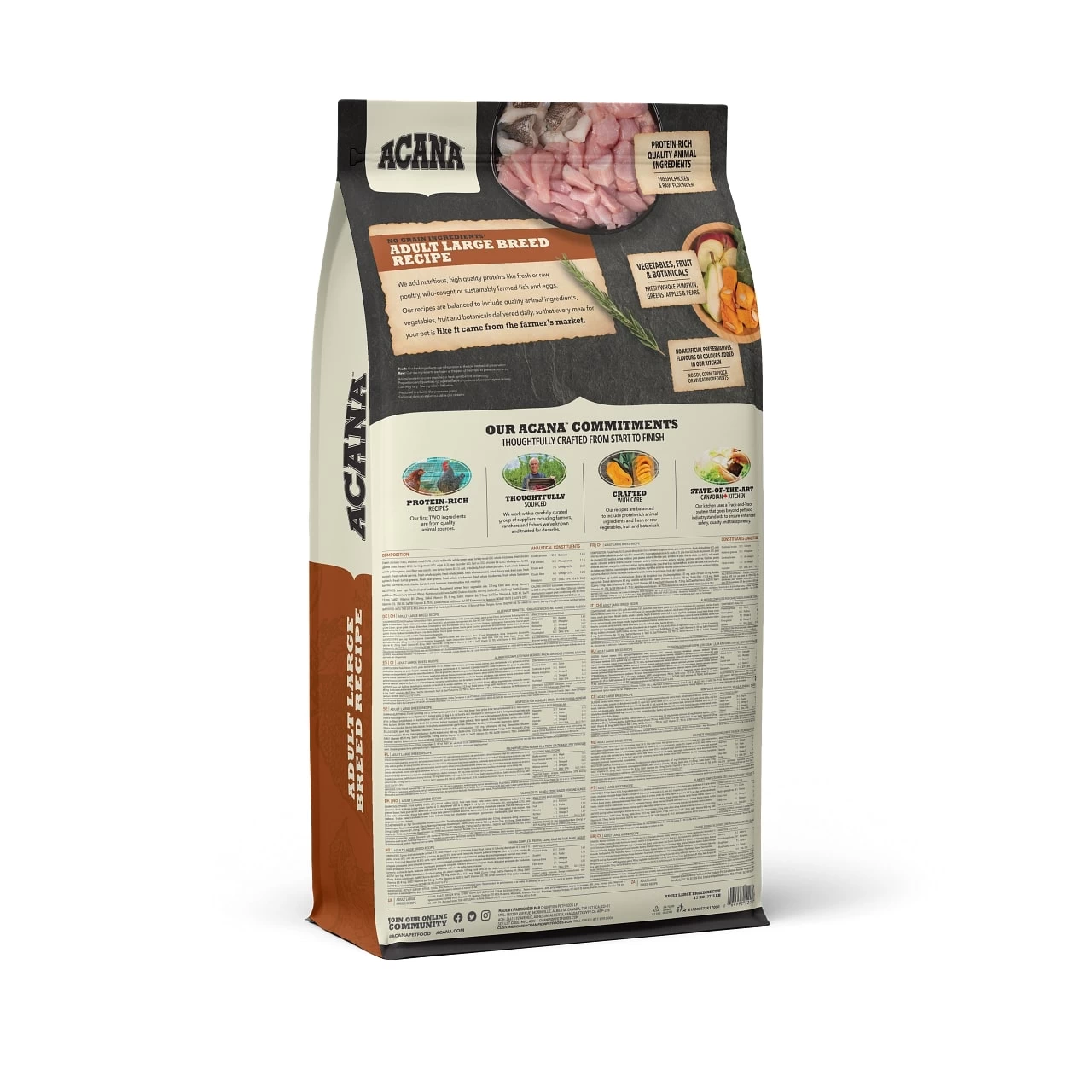 Acana Adult Large Breed Hond 17kg 2 Acana Adult Large Breed Hond 17kg - Afbeelding 2