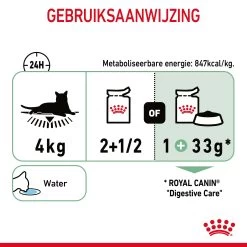 Royal Canin Digestive Care Natvoer In Gravy Kattenvoer 12x85g -Huisdierbenodigdheden Winkel Royal Canin Digestive Care Gravy Kat NL 10 1