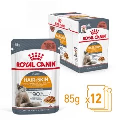 Royal Canin Hair & Skin Care Natvoer In Gravy Kattenvoer 12x85g -Huisdierbenodigdheden Winkel Royal Canin Hair Skin Care Gravy Kat NL 04