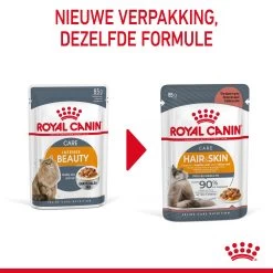 Royal Canin Hair & Skin Care Natvoer In Gravy Kattenvoer 12x85g -Huisdierbenodigdheden Winkel Royal Canin Hair Skin Care Gravy Kat NL 05