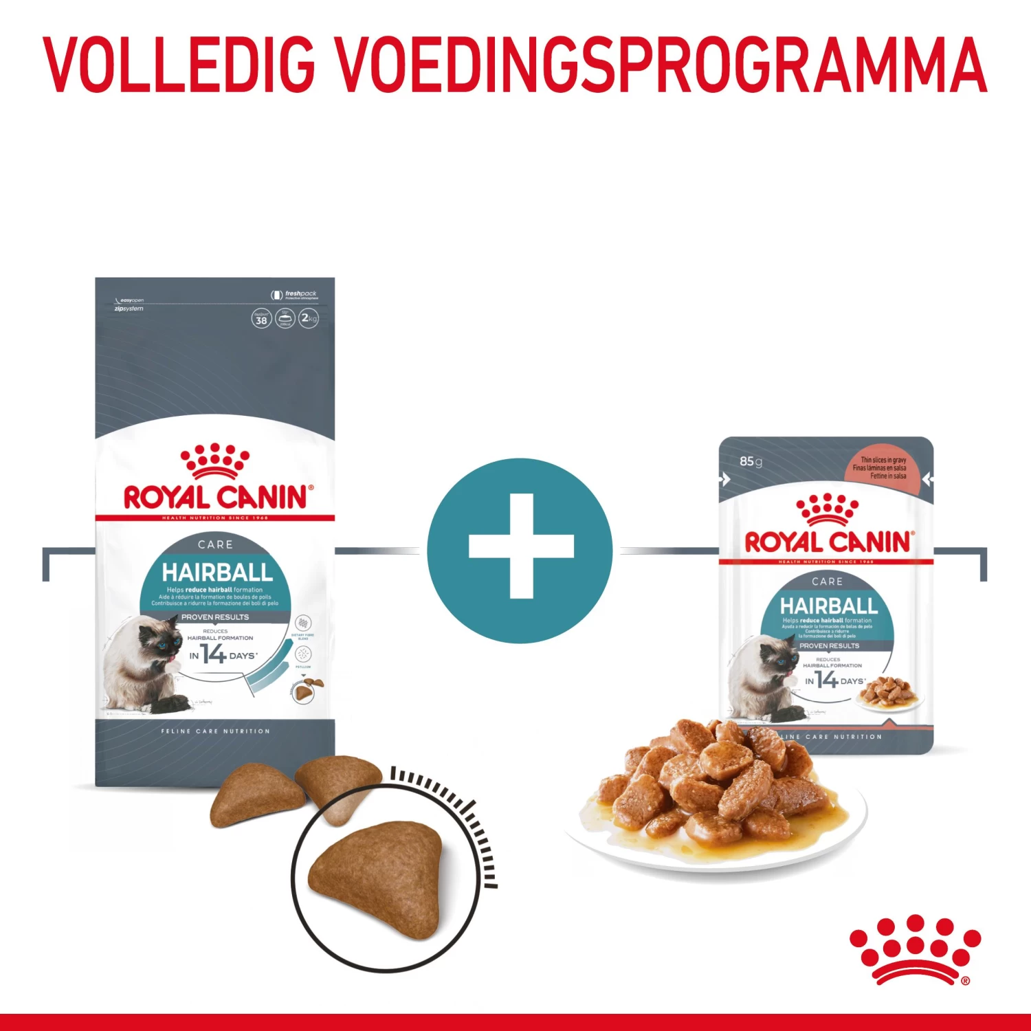 Royal Canin Hairball Care Kattenvoer 2kg 4 Royal Canin Hairball Care Kattenvoer 2kg - Afbeelding 4