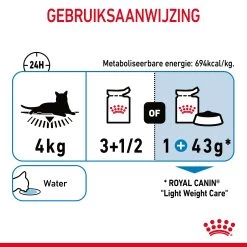 Royal Canin Light Weight Care Natvoer In Gravy Kattenvoer 12x85g -Huisdierbenodigdheden Winkel Royal Canin Light Weight Care Gravy Kat NL 09