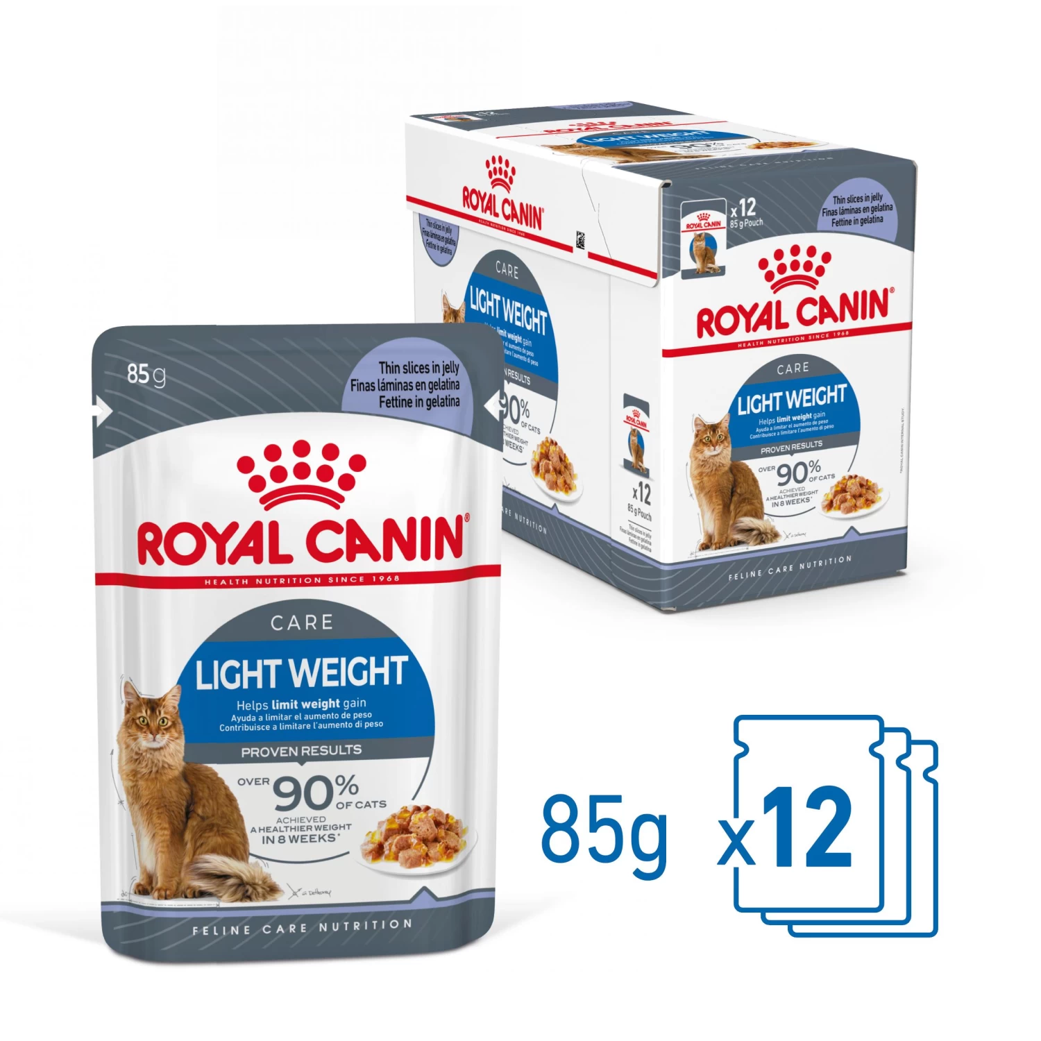 Royal Canin Light Weight Care Natvoer In Jelly Kattenvoer 12x85g 3 Royal Canin Light Weight Care Natvoer In Jelly Kattenvoer 12x85g - Afbeelding 3
