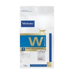 Virbac HPM Weight Loss & Diabetes W1 - Kattenvoer - 1,5kg