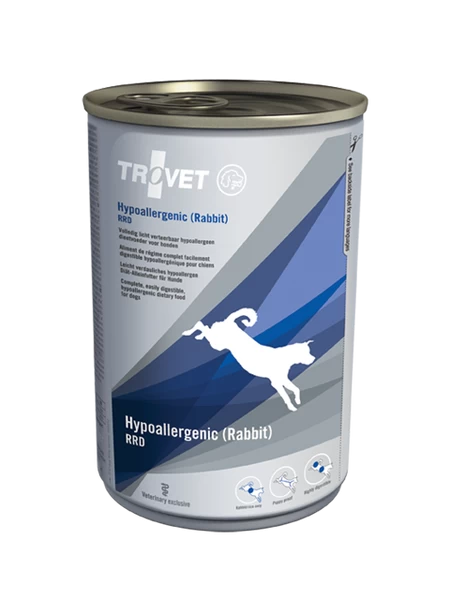 Trovet Rrd Hypoallergenic - Hondenvoer In Blik Met Konijn - 6x 400g 1 Trovet Rrd Hypoallergenic - Hondenvoer In Blik Met Konijn - 6x 400g