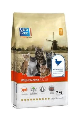 Carocroc 33/19 - Kattenvoer Met Kip - 7kg
