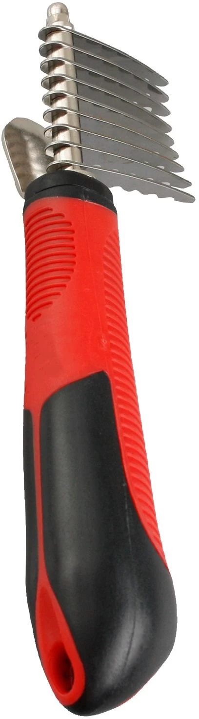 Flamingo Klittenkam+handvat Kort Recht 1 Flamingo Klittenkam+handvat Kort Recht