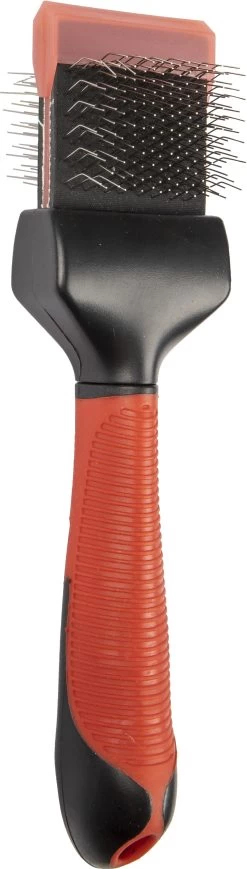 Flamingo Slickerborstel Zacht+handv 2in1 S