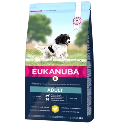 Eukanuba Adult Medium Breed - Hondenvoer Met Kip - 15kg