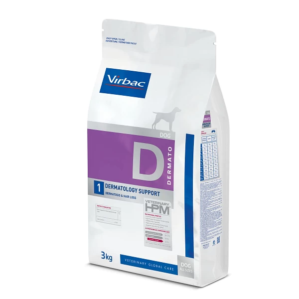Virbac HPM Dermatology Support - Hondenvoer - 12Kg 1 Virbac HPM Dermatology Support - Hondenvoer - 12Kg