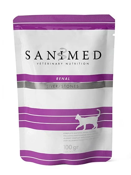 Sanimed Renal - Kattenvoer - 12x100gr 1 Sanimed Renal - Kattenvoer - 12x100gr